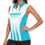 Custom Honduras Football Women Sleeveless Polo Shirt Vamos Los Catrachos