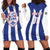 Custom Cuba Football Hoodie Dress Los Leones del Caribe