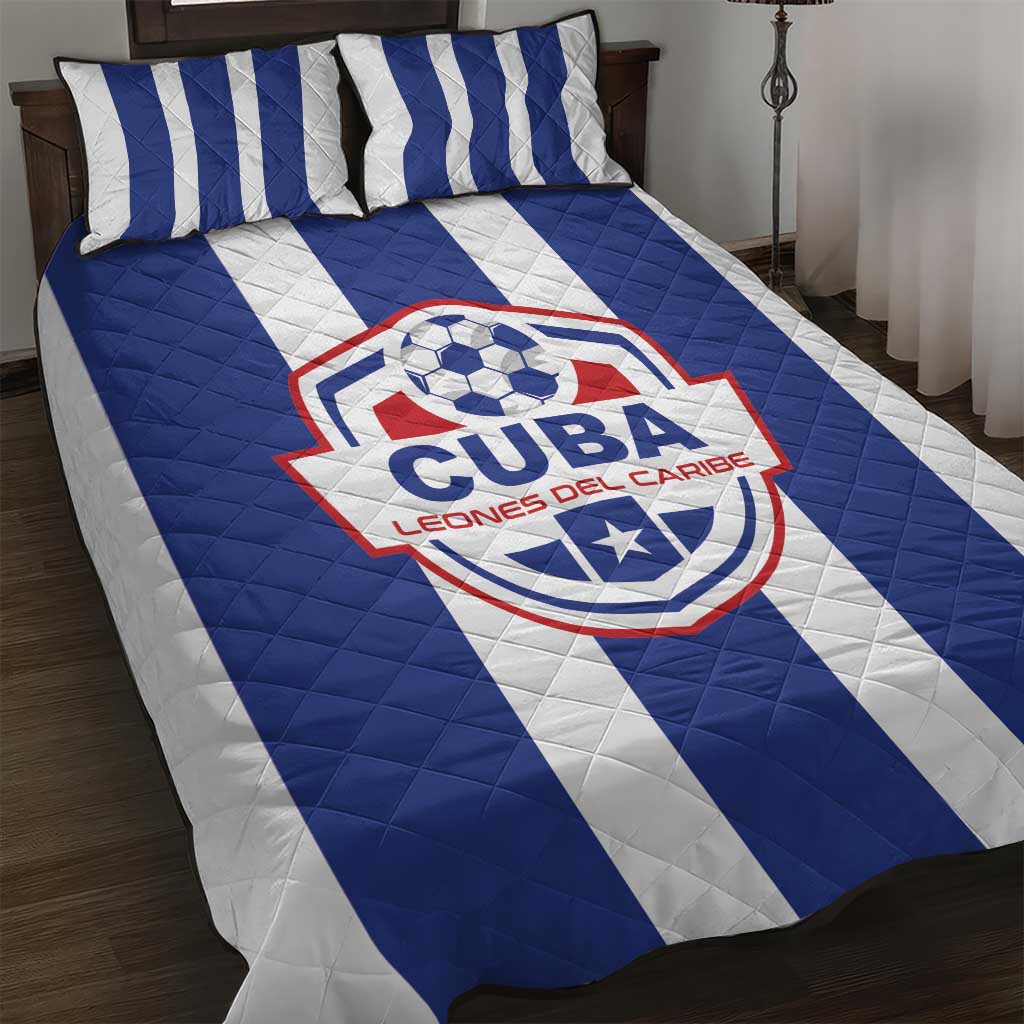 Cuba Football Quilt Bed Set Los Leones del Caribe