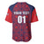 Custom Costa Rica Football Baseball Jersey Los Ticos Unique Pattern