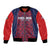 Custom Costa Rica Football Bomber Jacket Los Ticos Unique Pattern