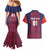 Custom Costa Rica Football Couples Matching Mermaid Dress and Hawaiian Shirt Los Ticos Unique Pattern