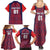 Custom Costa Rica Football Family Matching Summer Maxi Dress and Hawaiian Shirt Los Ticos Unique Pattern