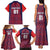 Custom Costa Rica Football Family Matching Tank Maxi Dress and Hawaiian Shirt Los Ticos Unique Pattern