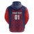 Custom Costa Rica Football Hoodie Los Ticos Unique Pattern