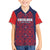 Custom Costa Rica Football Kid Hawaiian Shirt Los Ticos Unique Pattern