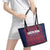 Costa Rica Football Leather Tote Bag Los Ticos Unique Pattern