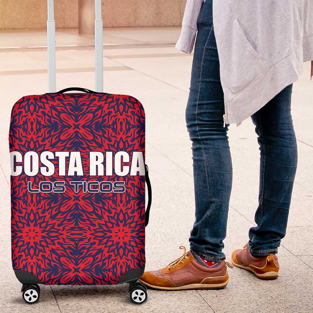 Costa Rica Football Luggage Cover Los Ticos Unique Pattern