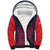 Custom Costa Rica Football Sherpa Hoodie Los Ticos Unique Pattern