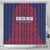 Costa Rica Football Shower Curtain Los Ticos Unique Pattern