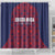 Costa Rica Football Shower Curtain Los Ticos Unique Pattern