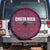 Costa Rica Football Spare Tire Cover Los Ticos Unique Pattern