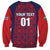 Custom Costa Rica Football Sweatshirt Los Ticos Unique Pattern