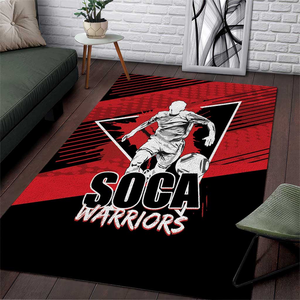 Trinidad and Tobago Football Area Rug Soca Warriors In My Heart