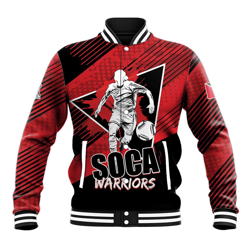 Custom Trinidad and Tobago Football Baseball Jacket Soca Warriors In My Heart