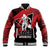 Custom Trinidad and Tobago Football Baseball Jacket Soca Warriors In My Heart