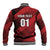 Custom Trinidad and Tobago Football Baseball Jacket Soca Warriors In My Heart