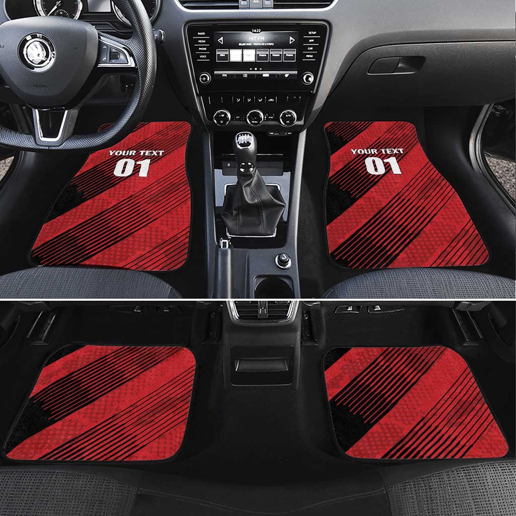 Trinidad and Tobago Football Car Mats Soca Warriors In My Heart