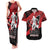 Custom Trinidad and Tobago Football Couples Matching Tank Maxi Dress and Hawaiian Shirt Soca Warriors In My Heart