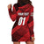 Custom Trinidad and Tobago Football Hoodie Dress Soca Warriors In My Heart