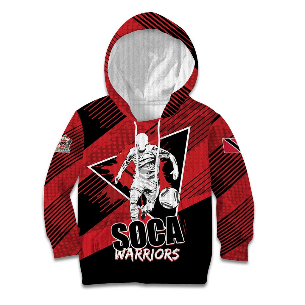 Custom Trinidad and Tobago Football Kid Hoodie Soca Warriors In My Heart