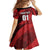 Custom Trinidad and Tobago Football Kid Short Sleeve Dress Soca Warriors In My Heart