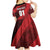 Custom Trinidad and Tobago Football Kid Short Sleeve Dress Soca Warriors In My Heart