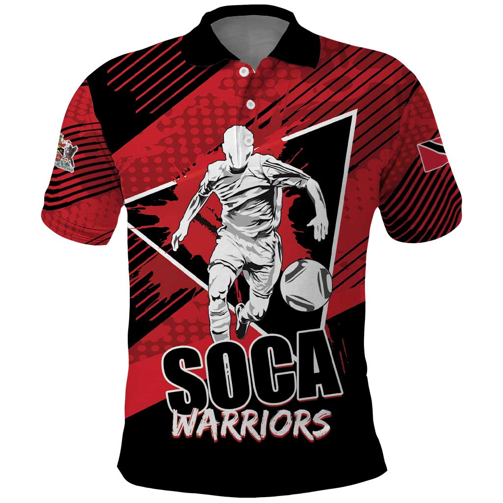 Custom Trinidad and Tobago Football Polo Shirt Soca Warriors In My Heart