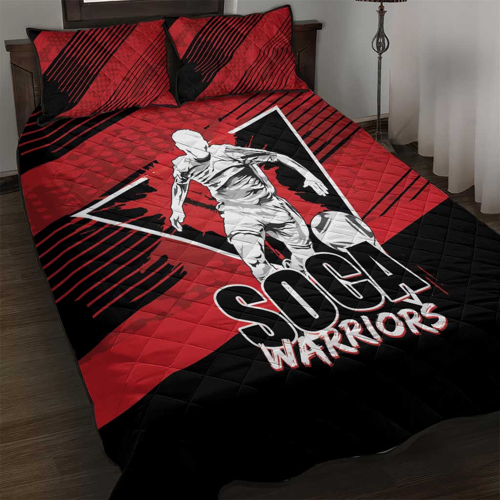 Trinidad and Tobago Football Quilt Bed Set Soca Warriors In My Heart