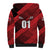 Custom Trinidad and Tobago Football Sherpa Hoodie Soca Warriors In My Heart