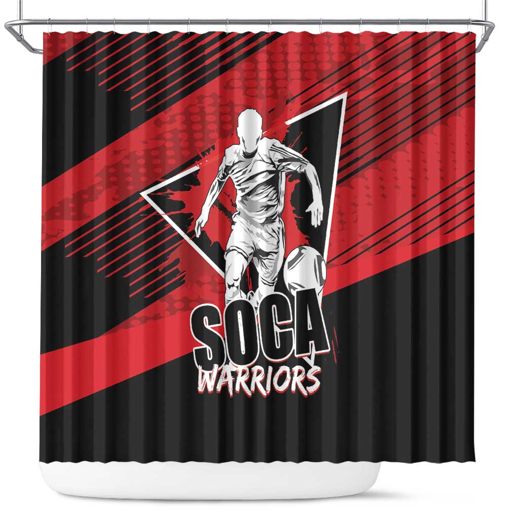 Trinidad and Tobago Football Shower Curtain Soca Warriors In My Heart