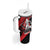 Custom Trinidad and Tobago Football Tumbler With Handle Soca Warriors In My Heart