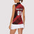 Custom Trinidad and Tobago Football Women Sleeveless Polo Shirt Soca Warriors In My Heart