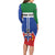 Personalized Canada Yukon Territories Family Matching Long Sleeve Bodycon Dress and Hawaiian Shirt Larger Than Life