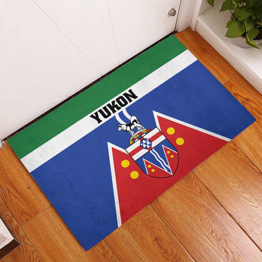 Canada Yukon Territories Rubber Doormat Larger Than Life