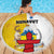 Canada Nunavut Territories Beach Blanket Inuktitut Our Land Our Strength