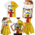 Personalized Canada Nunavut Territories Family Matching Mermaid Dress and Hawaiian Shirt Inuktitut Our Land Our Strength