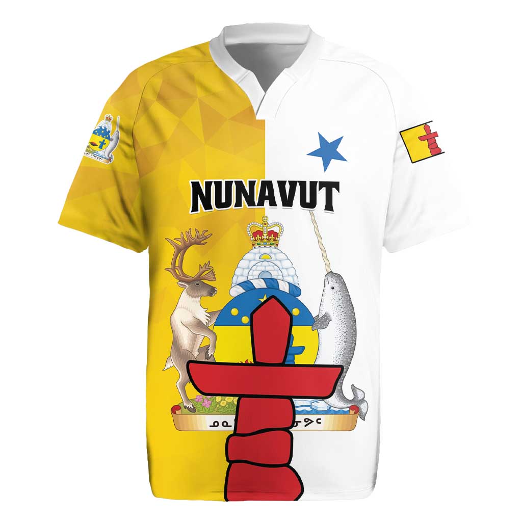 Personalized Canada Nunavut Territories Rugby Jersey Inuktitut Our Land Our Strength