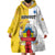 Personalized Canada Nunavut Territories Wearable Blanket Hoodie Inuktitut Our Land Our Strength