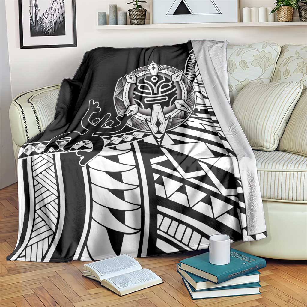 Taino Sun Traditional Tattoo Blanket Polynesian Pattern