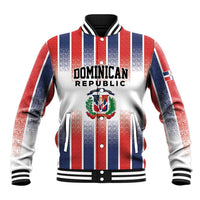 Personalized Dominican Republic Baseball Jacket Stripe Stylized