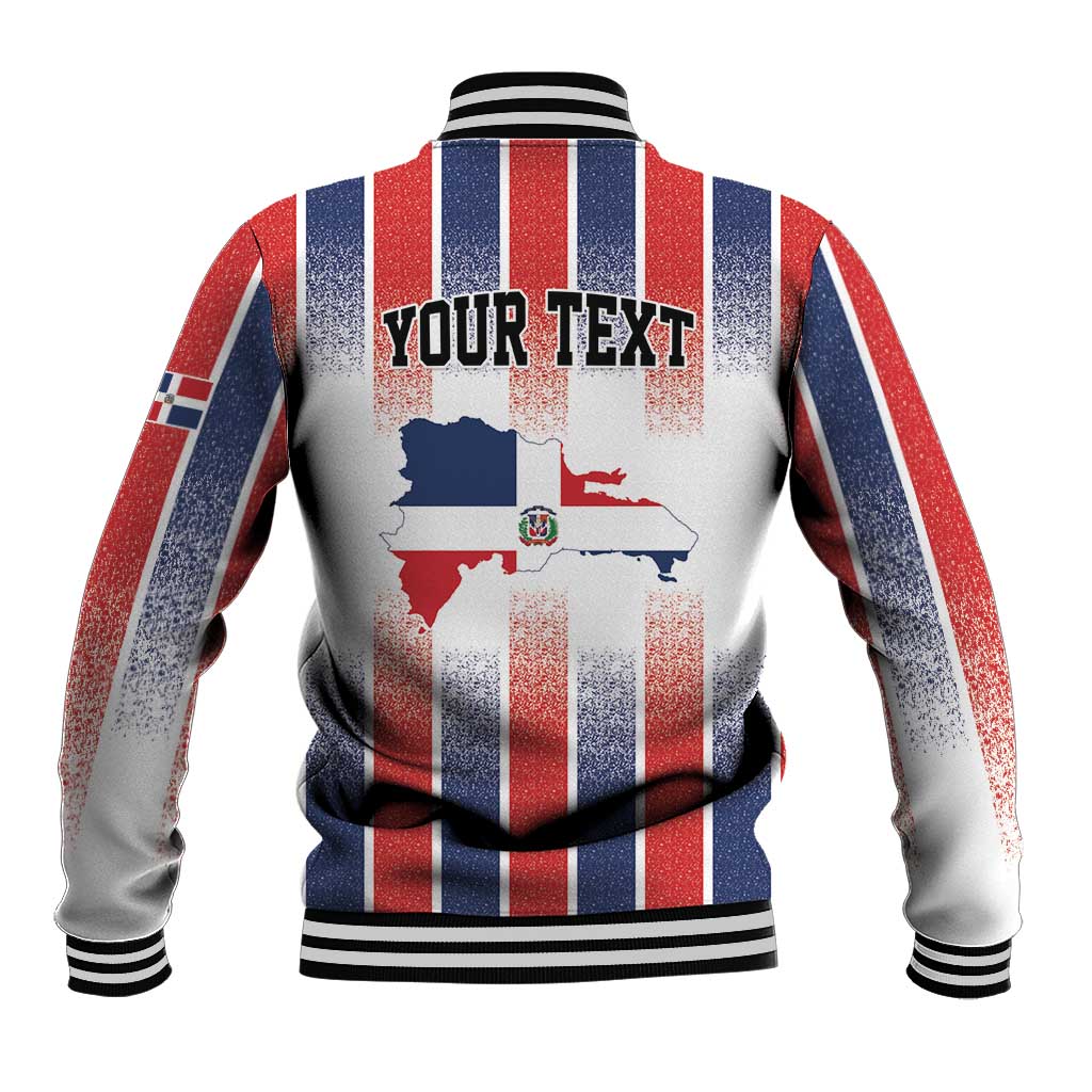 Personalized Dominican Republic Baseball Jacket Stripe Stylized