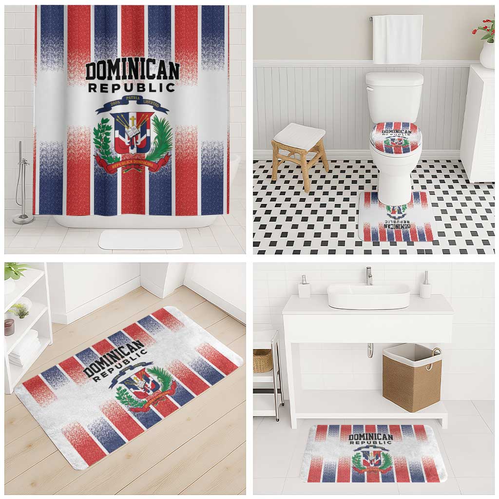 Dominican Republic Bathroom Set Stripe Stylized
