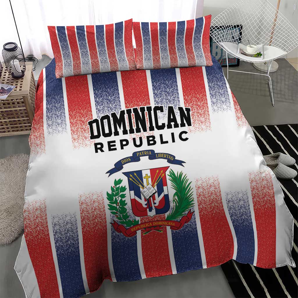Dominican Republic Bedding Set Stripe Stylized
