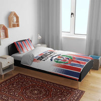 Dominican Republic Bedding Set Stripe Stylized
