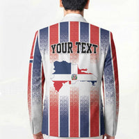 Personalized Dominican Republic Blazer Stripe Stylized