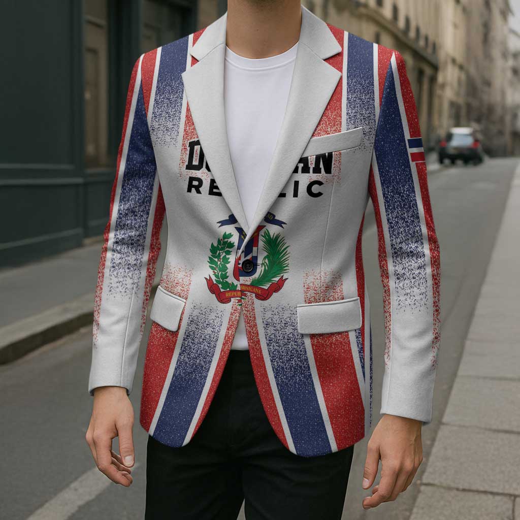 Personalized Dominican Republic Blazer Stripe Stylized