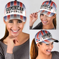 Dominican Republic Classic Cap Stripe Stylized