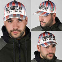 Dominican Republic Classic Cap Stripe Stylized