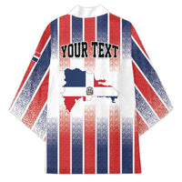 Personalized Dominican Republic Kimono Stripe Stylized